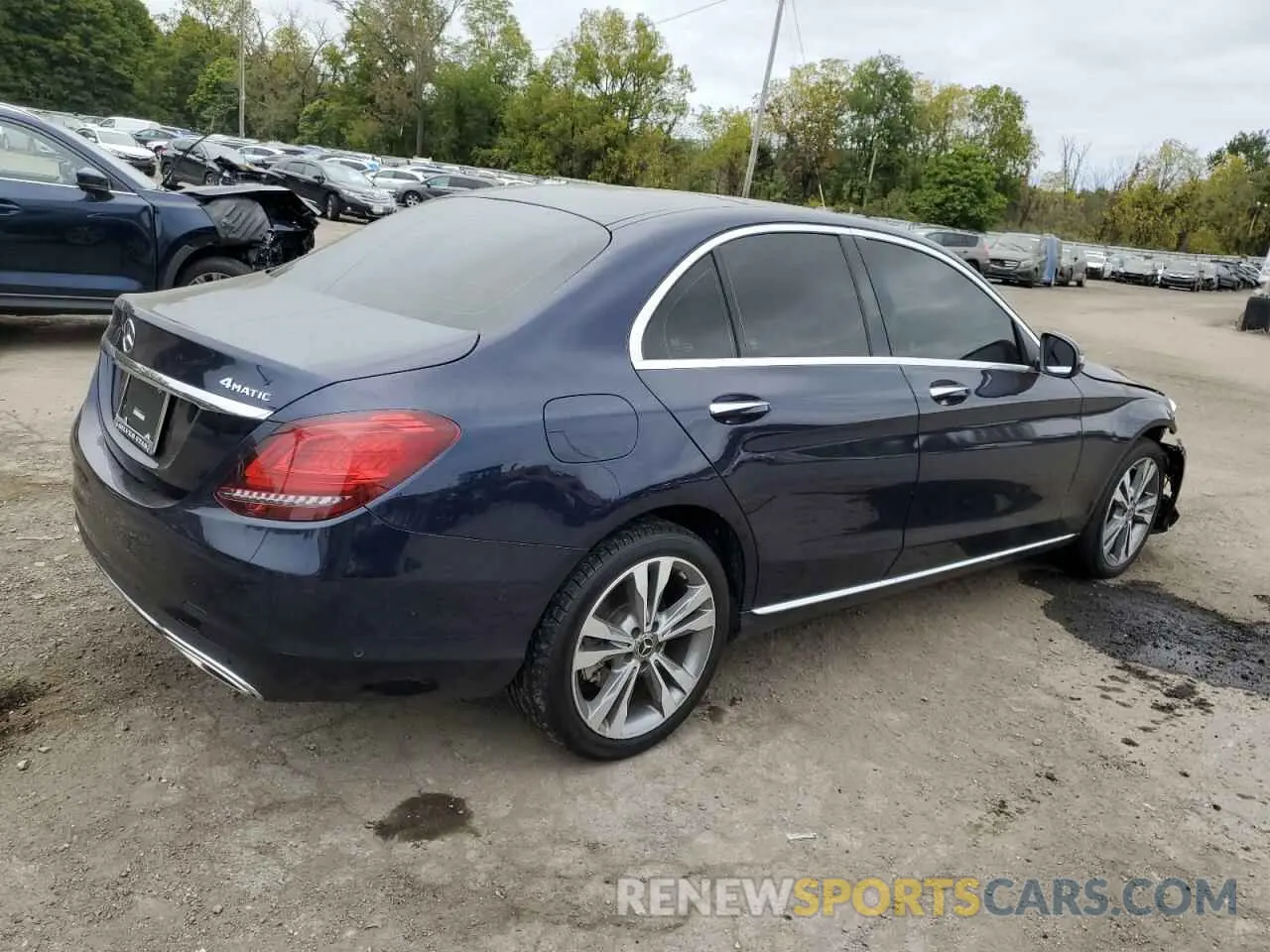 3 Photograph of a damaged car W1KWF8EB3LR601815 MERCEDES-BENZ C-CLASS 2020