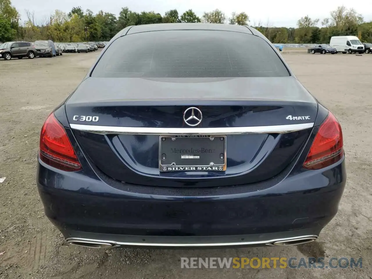 6 Photograph of a damaged car W1KWF8EB3LR601815 MERCEDES-BENZ C-CLASS 2020