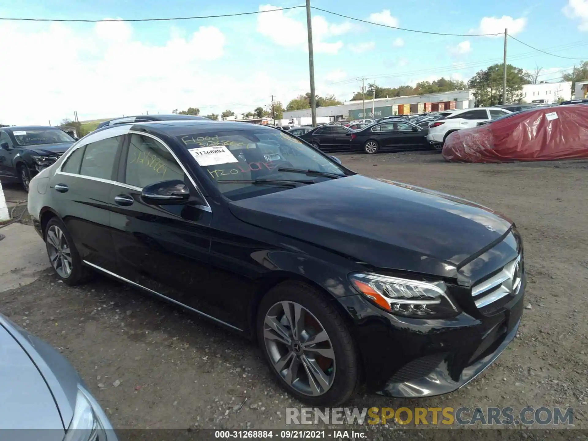 1 Photograph of a damaged car W1KWF8EB4LR576939 MERCEDES-BENZ C-CLASS 2020