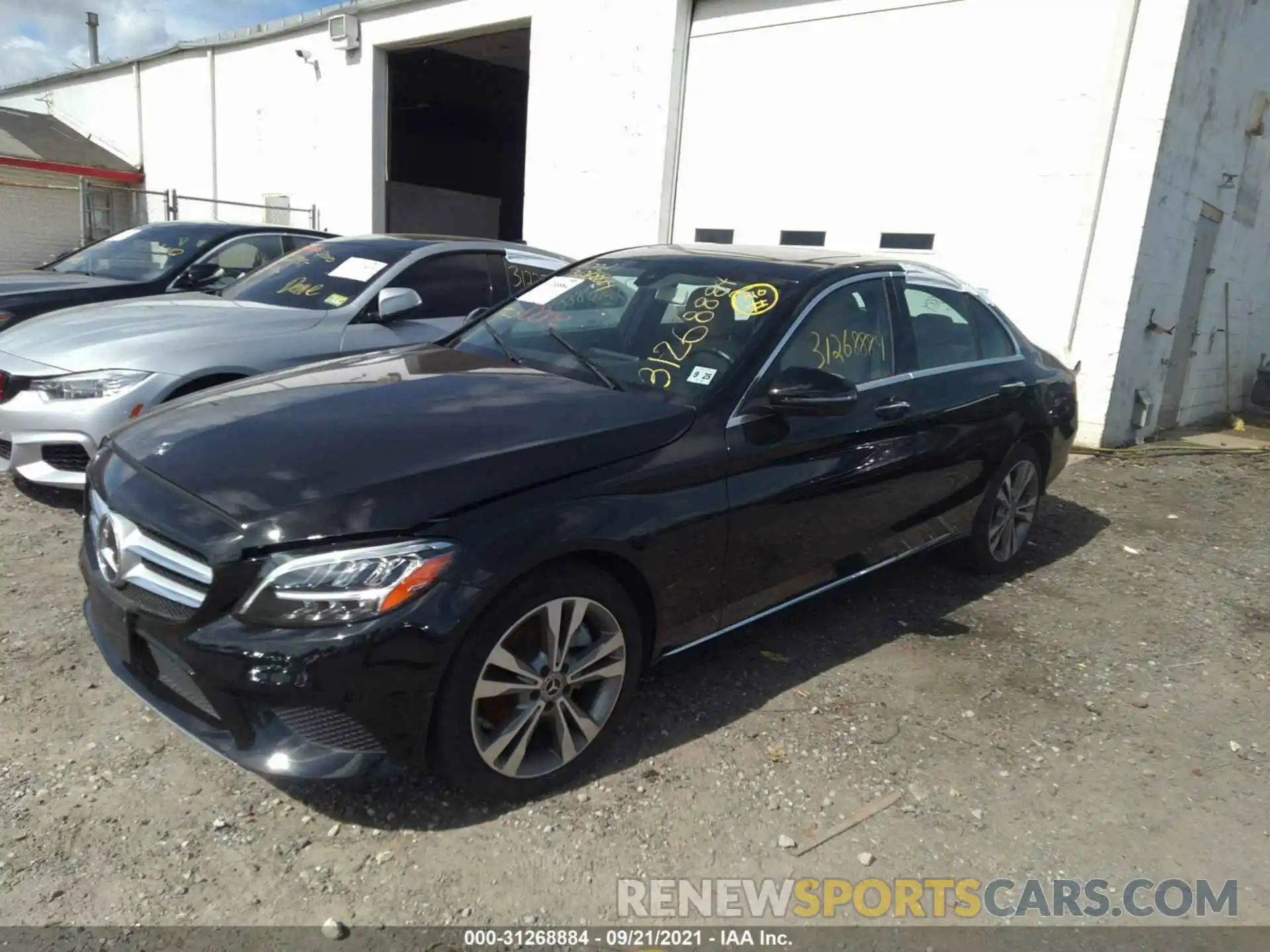 2 Photograph of a damaged car W1KWF8EB4LR576939 MERCEDES-BENZ C-CLASS 2020