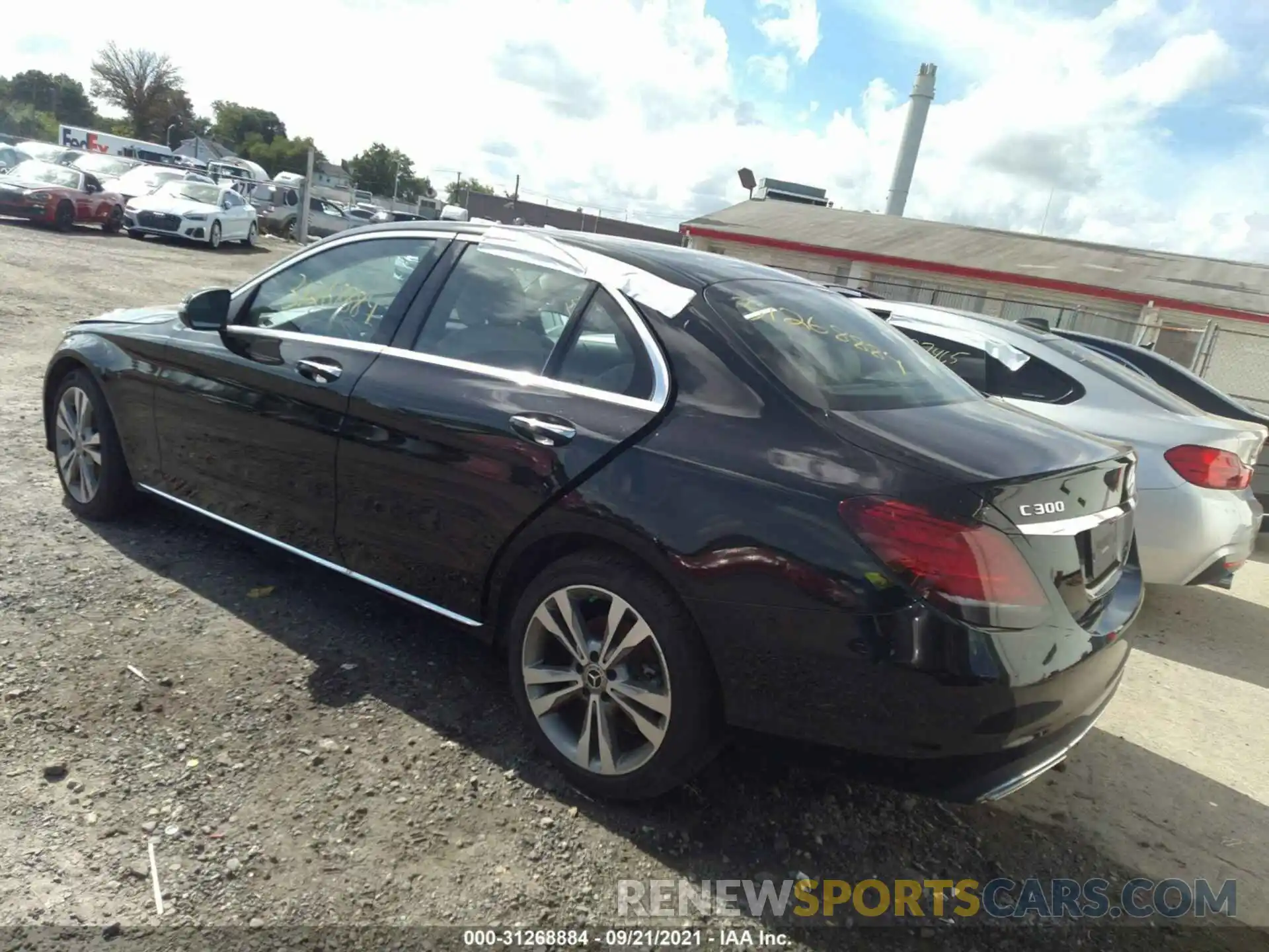 3 Photograph of a damaged car W1KWF8EB4LR576939 MERCEDES-BENZ C-CLASS 2020