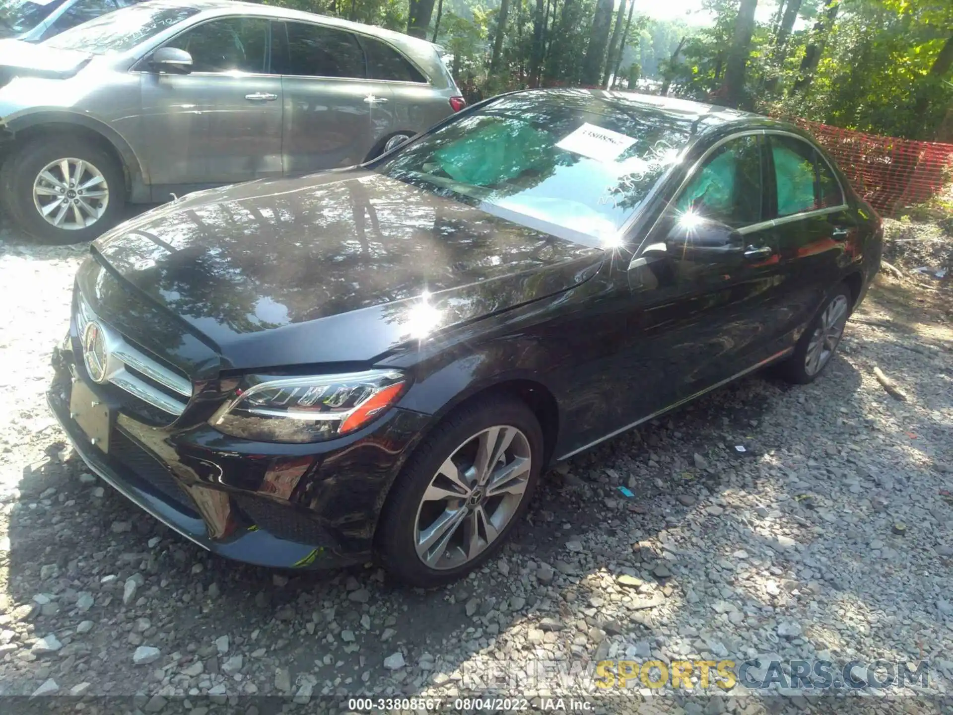 2 Photograph of a damaged car W1KWF8EB5LR598948 MERCEDES-BENZ C-CLASS 2020