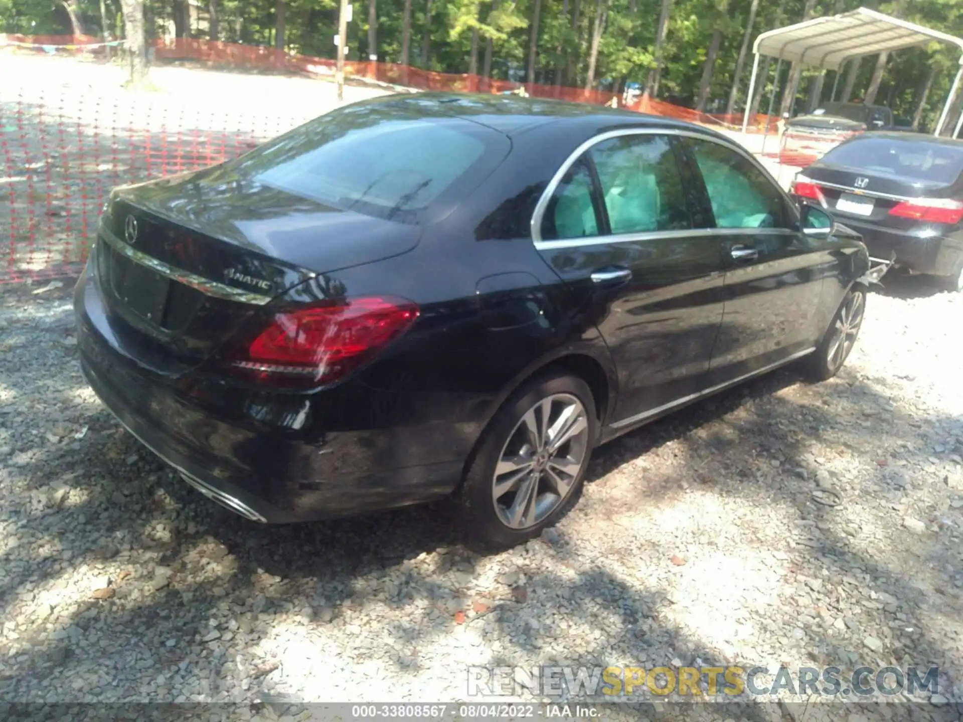 4 Photograph of a damaged car W1KWF8EB5LR598948 MERCEDES-BENZ C-CLASS 2020