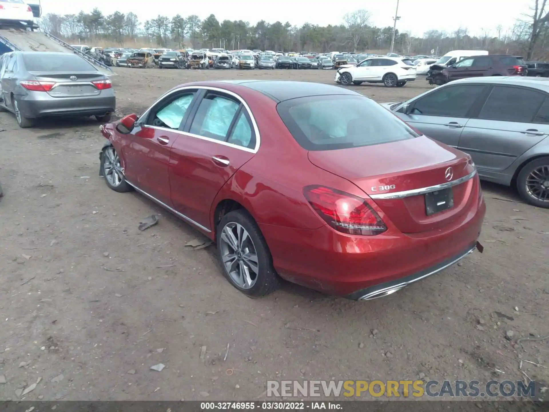 3 Photograph of a damaged car W1KWF8EB5LR602013 MERCEDES-BENZ C-CLASS 2020