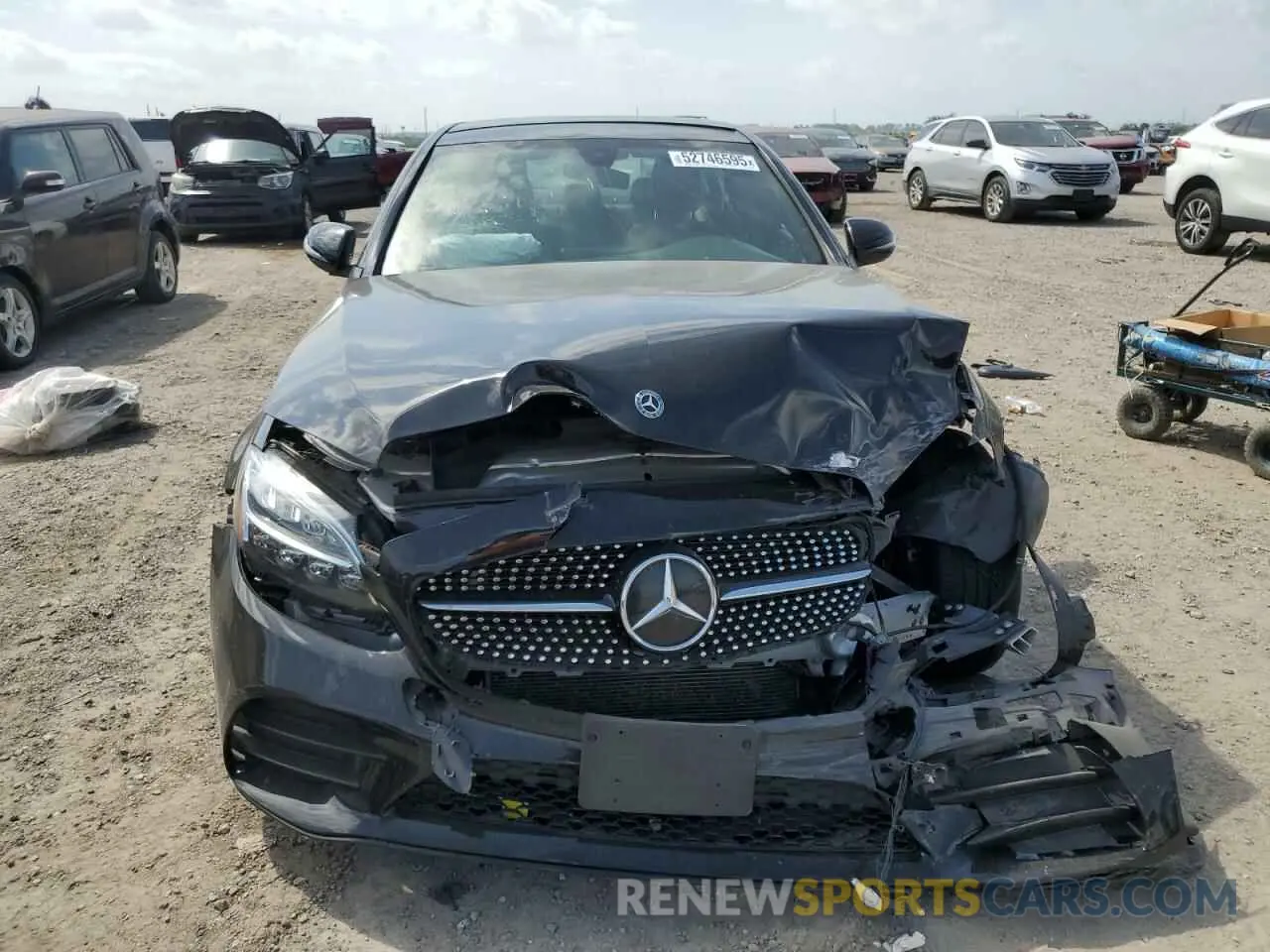 5 Photograph of a damaged car W1KWF8EB6LR594830 MERCEDES-BENZ C-CLASS 2020