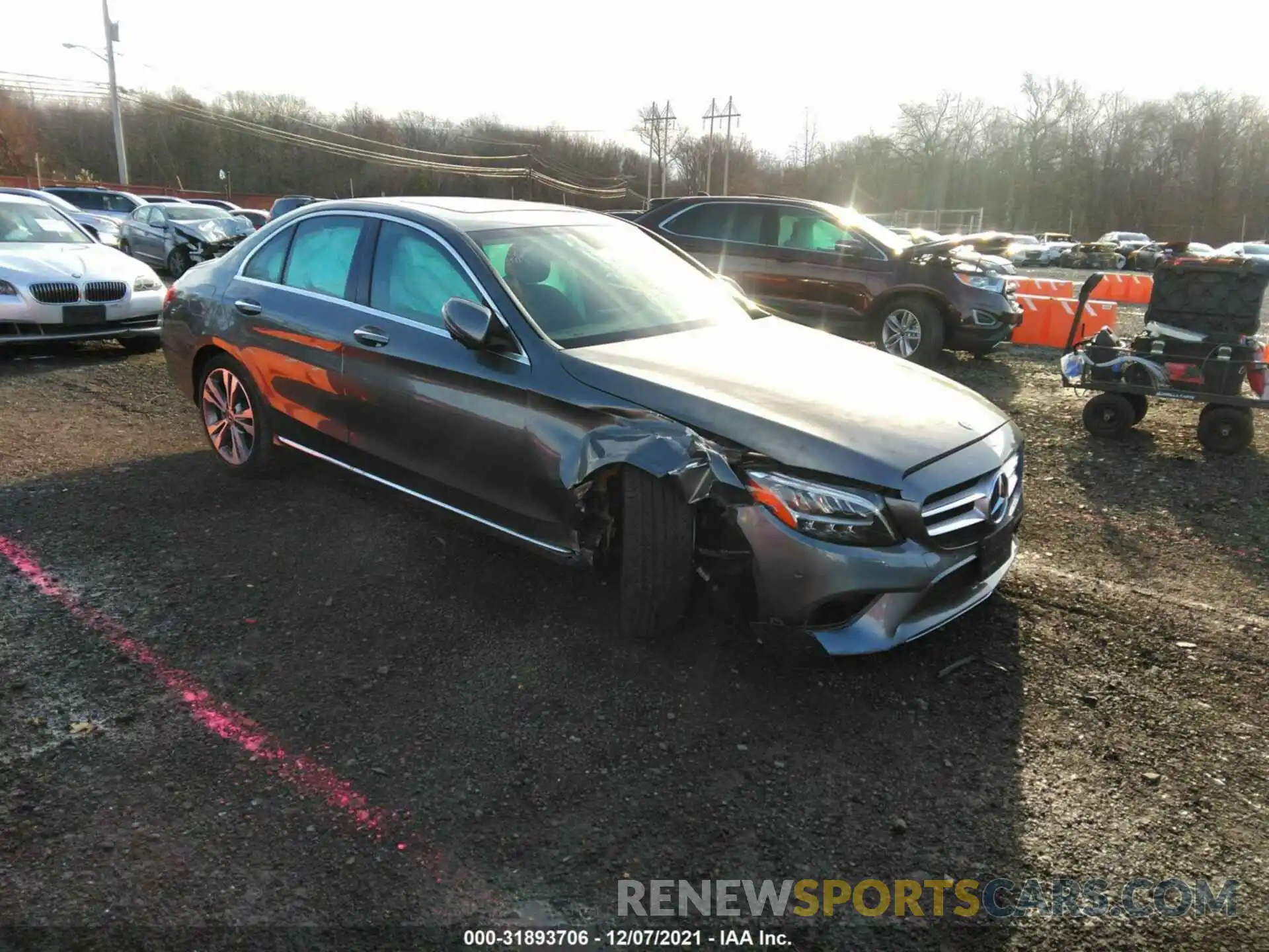 1 Photograph of a damaged car W1KWF8EB7LR580855 MERCEDES-BENZ C-CLASS 2020