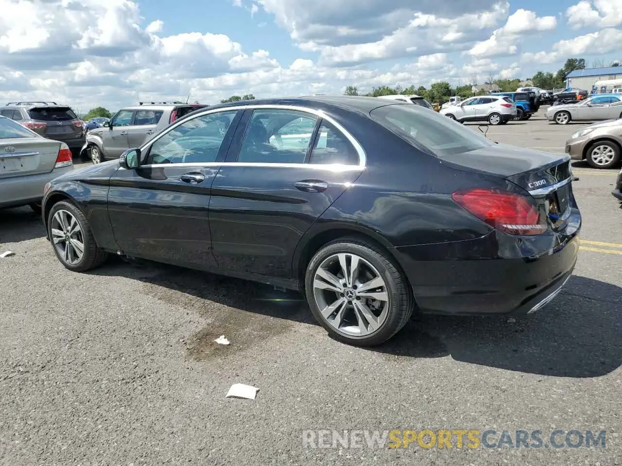 2 Photograph of a damaged car W1KWF8EB7LR596912 MERCEDES-BENZ C-CLASS 2020