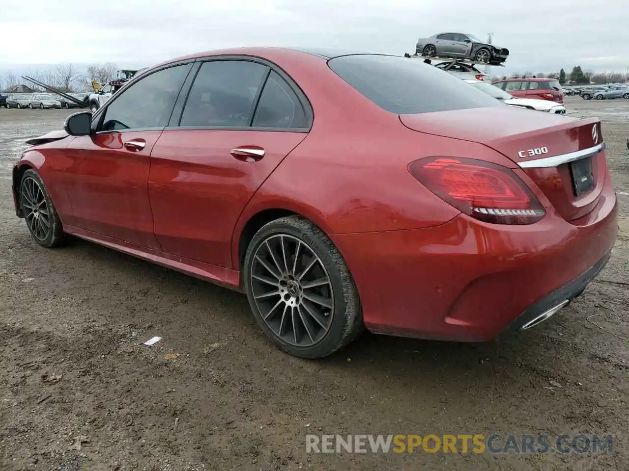 2 Photograph of a damaged car W1KWF8EB7LR600733 MERCEDES-BENZ C-CLASS 2020