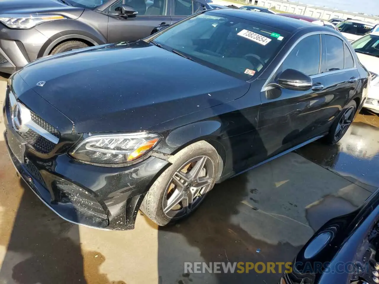 1 Photograph of a damaged car W1KWF8EB8LR566267 MERCEDES-BENZ C-CLASS 2020