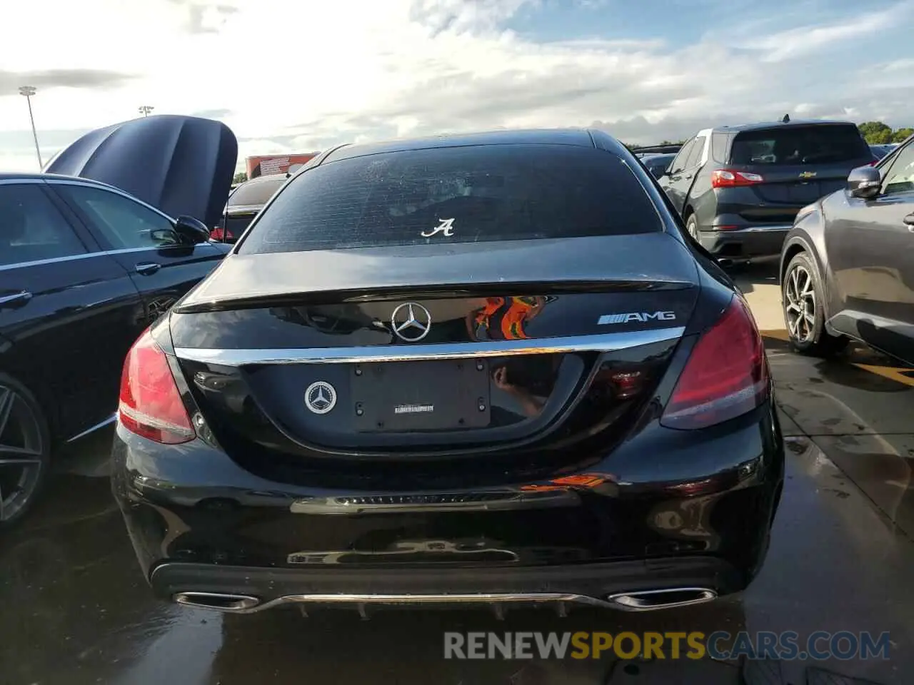 6 Photograph of a damaged car W1KWF8EB8LR566267 MERCEDES-BENZ C-CLASS 2020