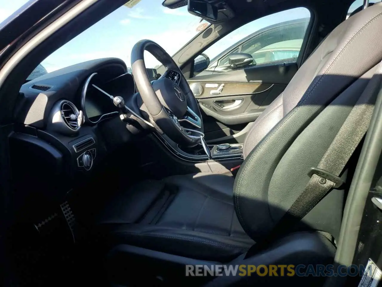 7 Photograph of a damaged car W1KWF8EB8LR566267 MERCEDES-BENZ C-CLASS 2020