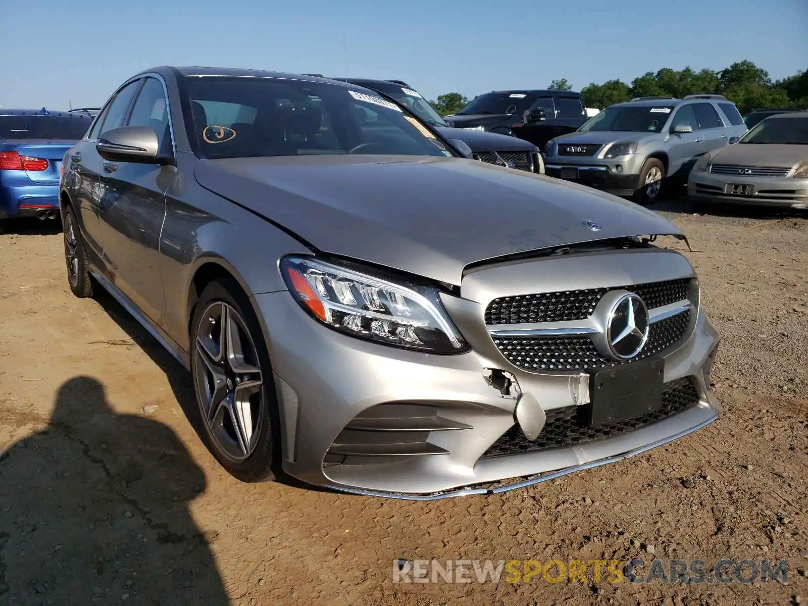 1 Photograph of a damaged car W1KWF8EB8LR570769 MERCEDES-BENZ C-CLASS 2020