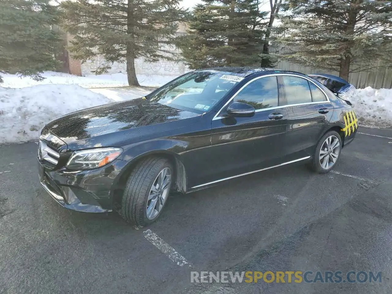 1 Photograph of a damaged car W1KWF8EB8LR590715 MERCEDES-BENZ C-CLASS 2020