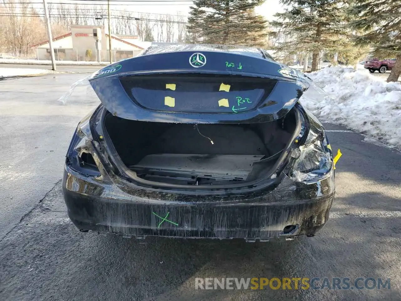 6 Photograph of a damaged car W1KWF8EB8LR590715 MERCEDES-BENZ C-CLASS 2020