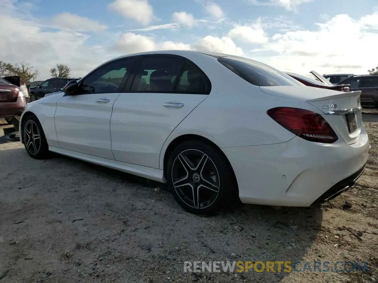 2 Photograph of a damaged car W1KWF8EB9LR594322 MERCEDES-BENZ C-CLASS 2020