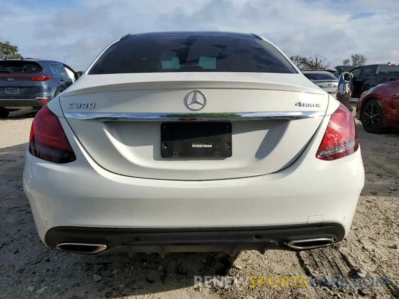 6 Photograph of a damaged car W1KWF8EB9LR594322 MERCEDES-BENZ C-CLASS 2020