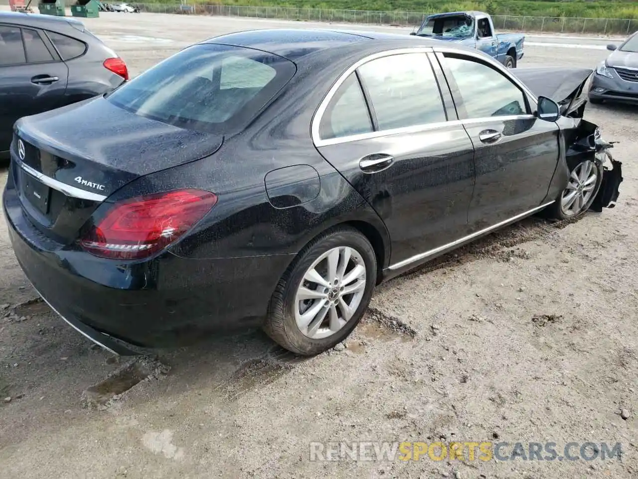 4 Photograph of a damaged car W1KWF8EB9LR596667 MERCEDES-BENZ C-CLASS 2020