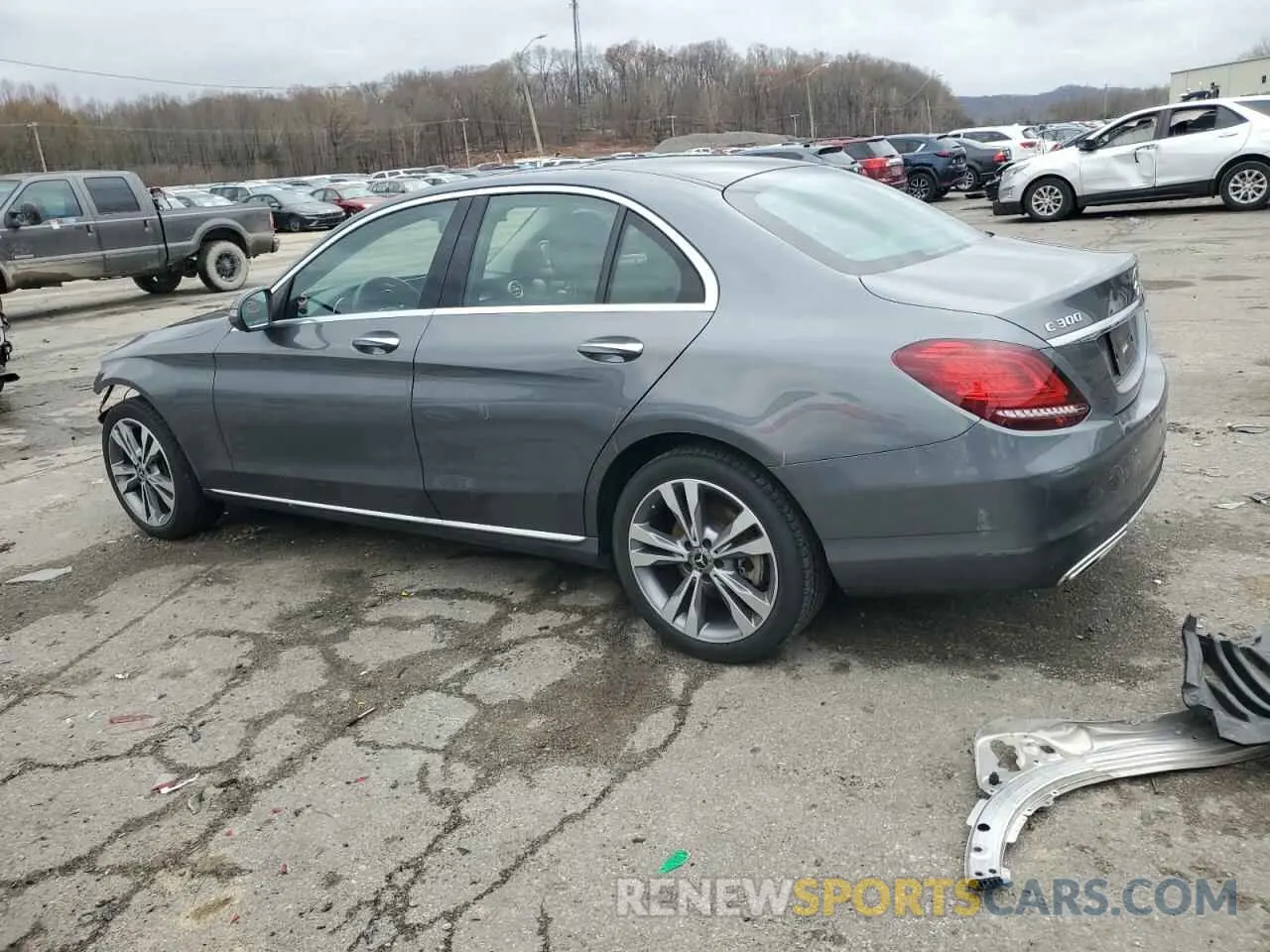 2 Photograph of a damaged car W1KWF8EB9LR602130 MERCEDES-BENZ C-CLASS 2020