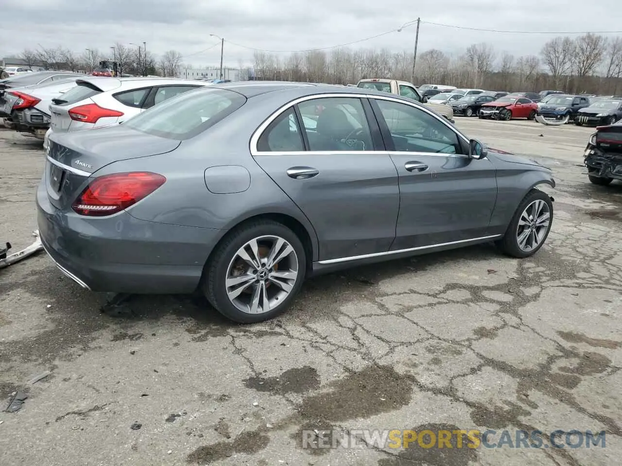 3 Photograph of a damaged car W1KWF8EB9LR602130 MERCEDES-BENZ C-CLASS 2020