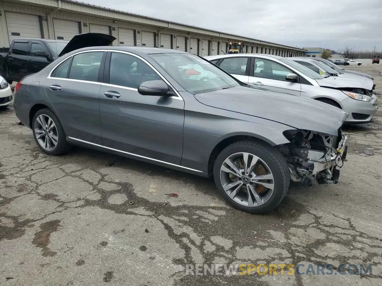 4 Photograph of a damaged car W1KWF8EB9LR602130 MERCEDES-BENZ C-CLASS 2020