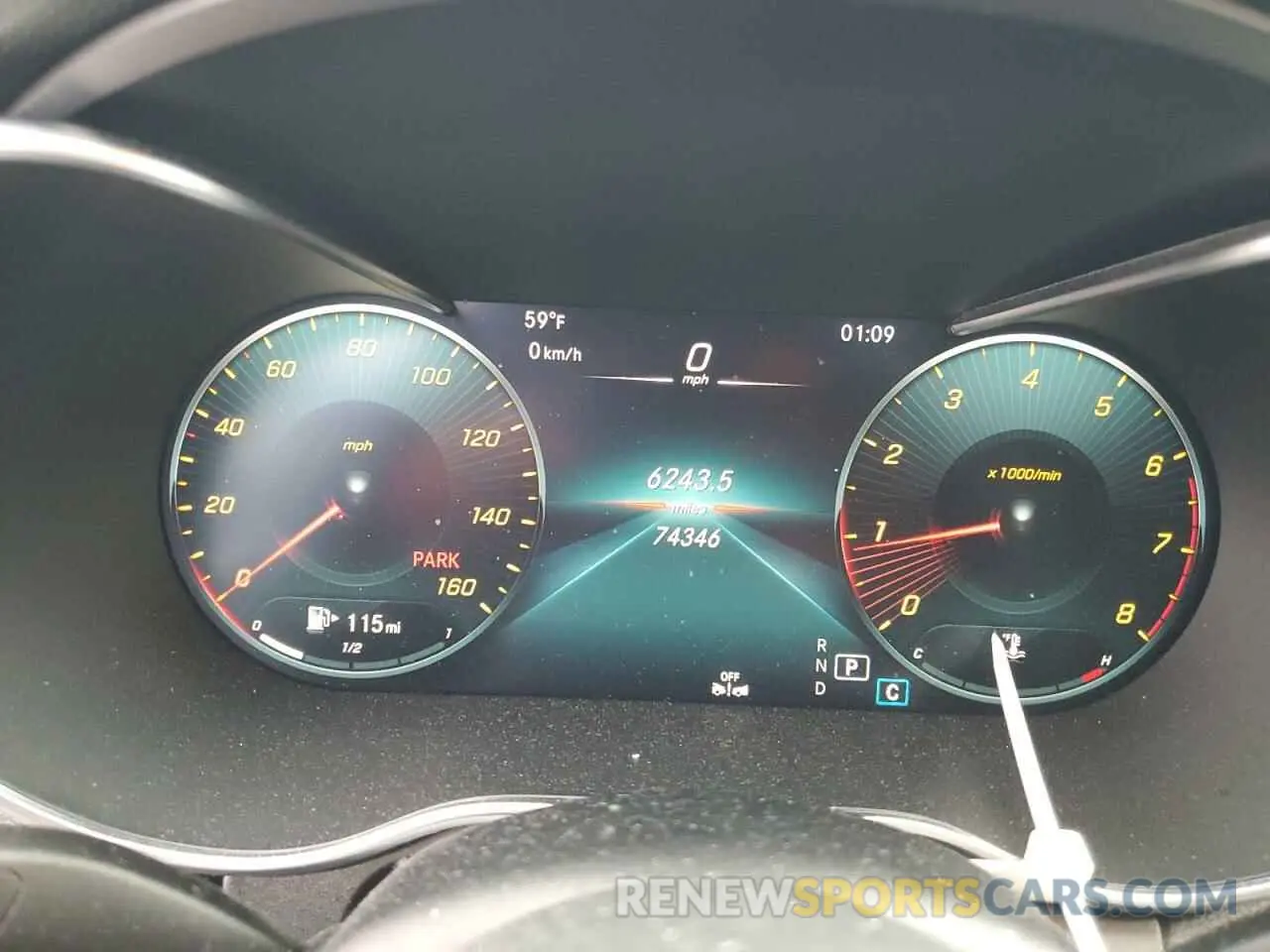 9 Photograph of a damaged car W1KWF8EB9LR602130 MERCEDES-BENZ C-CLASS 2020