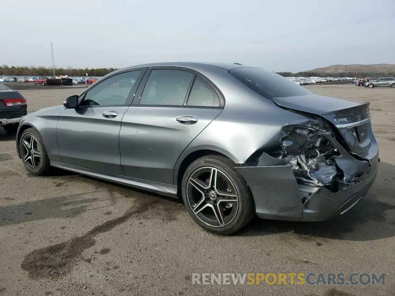 2 Photograph of a damaged car W1KWF8EBXLR573639 MERCEDES-BENZ C-CLASS 2020