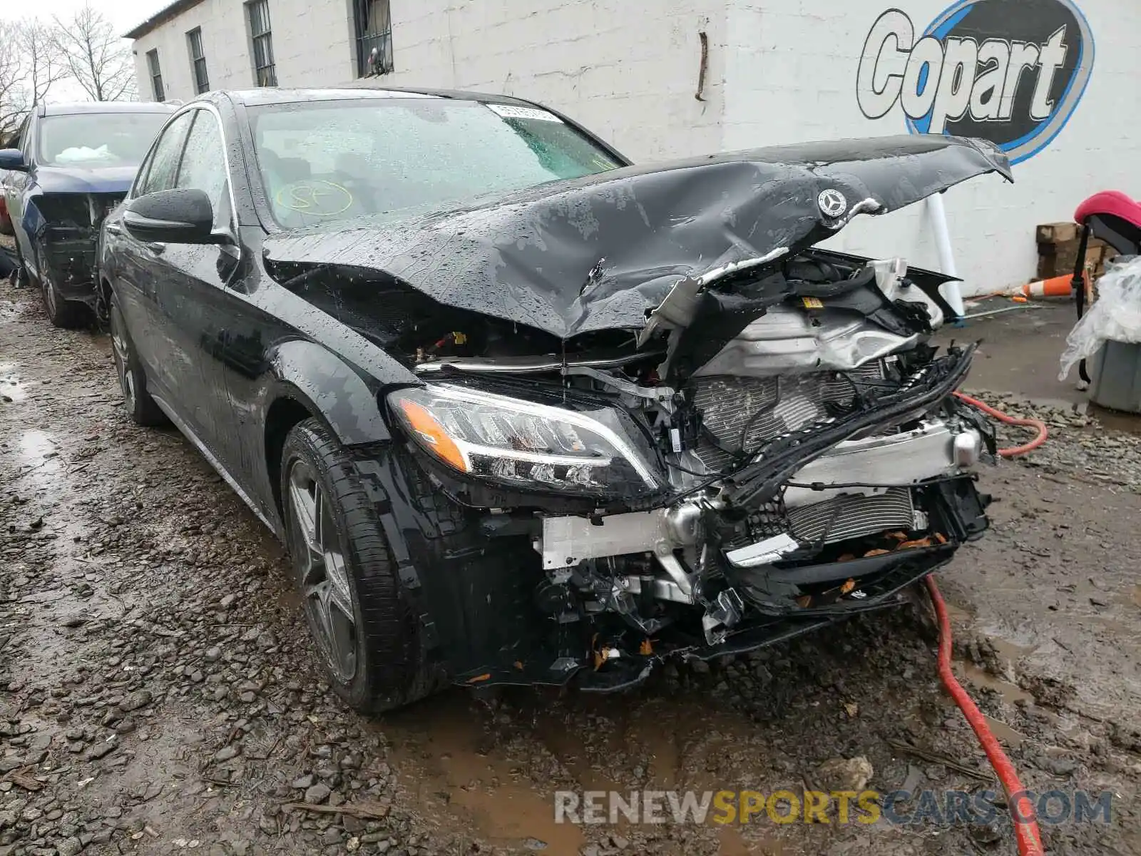 1 Photograph of a damaged car W1KWF8EBXLR575780 MERCEDES-BENZ C CLASS 2020