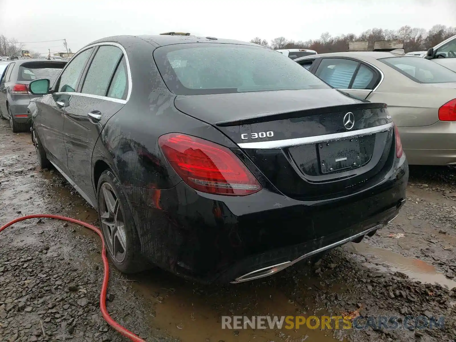 3 Photograph of a damaged car W1KWF8EBXLR575780 MERCEDES-BENZ C CLASS 2020