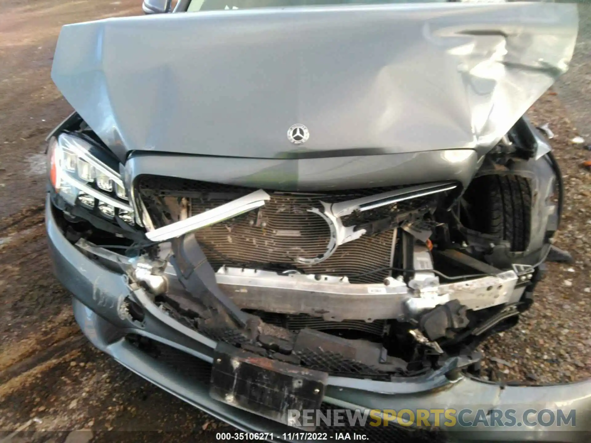 10 Photograph of a damaged car W1KWF8EBXLR590814 MERCEDES-BENZ C-CLASS 2020