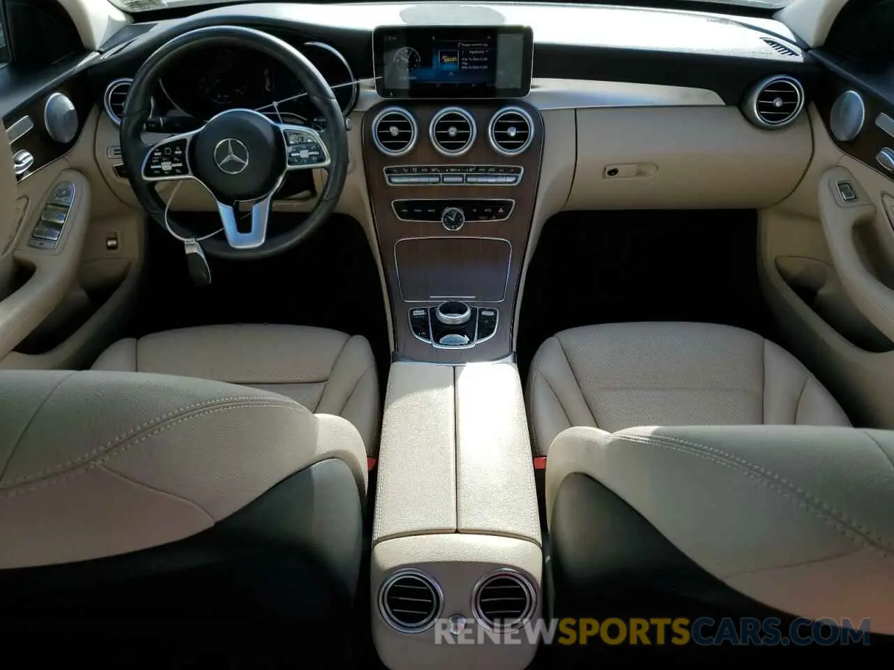 8 Photograph of a damaged car W1KWF8EBXLR593115 MERCEDES-BENZ C-CLASS 2020