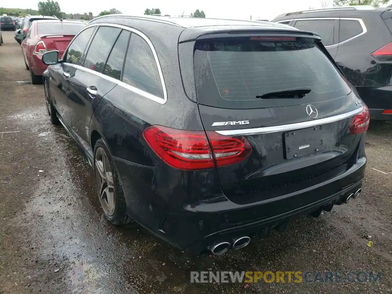 3 Photograph of a damaged car W1KWH6EB4LG011357 MERCEDES-BENZ C-CLASS 2020