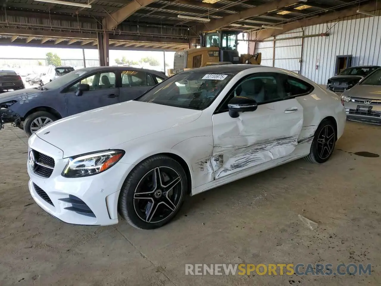 1 Photograph of a damaged car W1KWJ8DB2LF985202 MERCEDES-BENZ C-CLASS 2020
