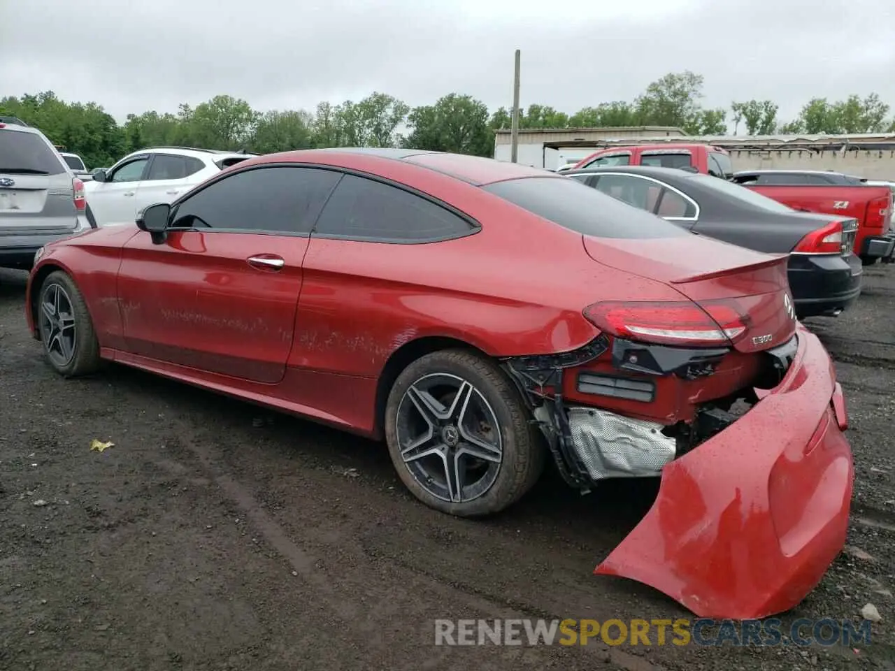 2 Photograph of a damaged car W1KWJ8EB4LF983921 MERCEDES-BENZ C-CLASS 2020