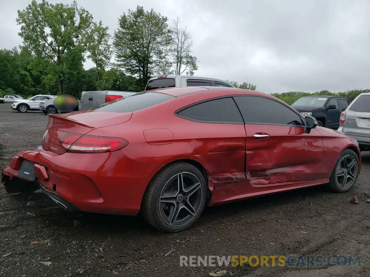3 Photograph of a damaged car W1KWJ8EB4LF983921 MERCEDES-BENZ C-CLASS 2020
