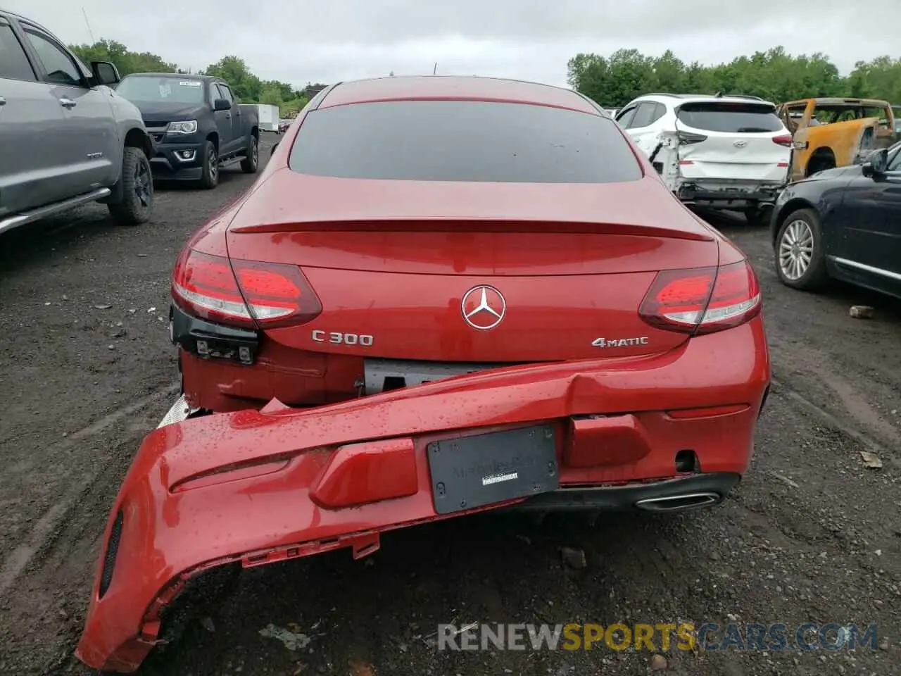 6 Photograph of a damaged car W1KWJ8EB4LF983921 MERCEDES-BENZ C-CLASS 2020