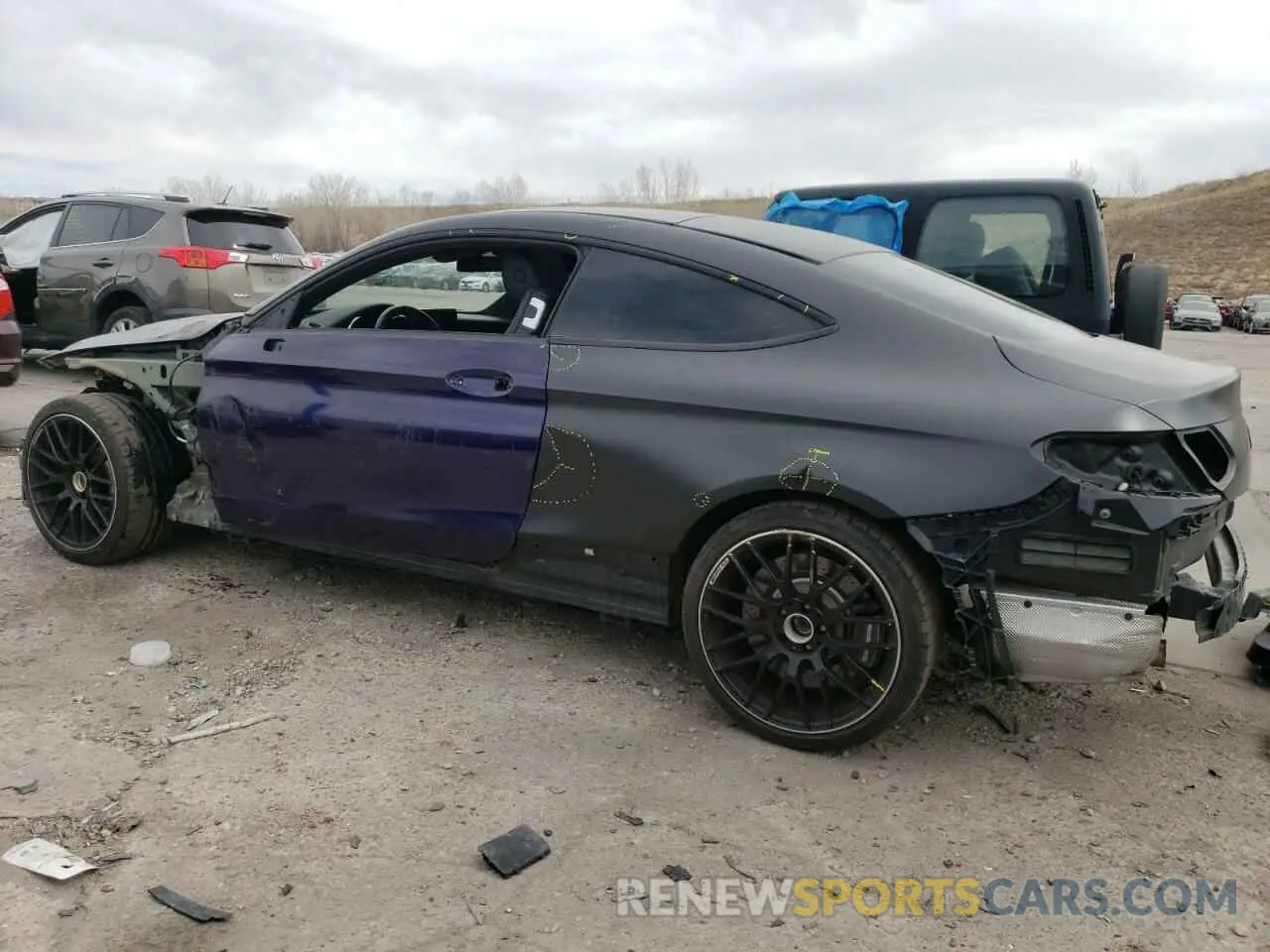 2 Photograph of a damaged car W1KWJ8GB9LF984818 MERCEDES-BENZ C-CLASS 2020