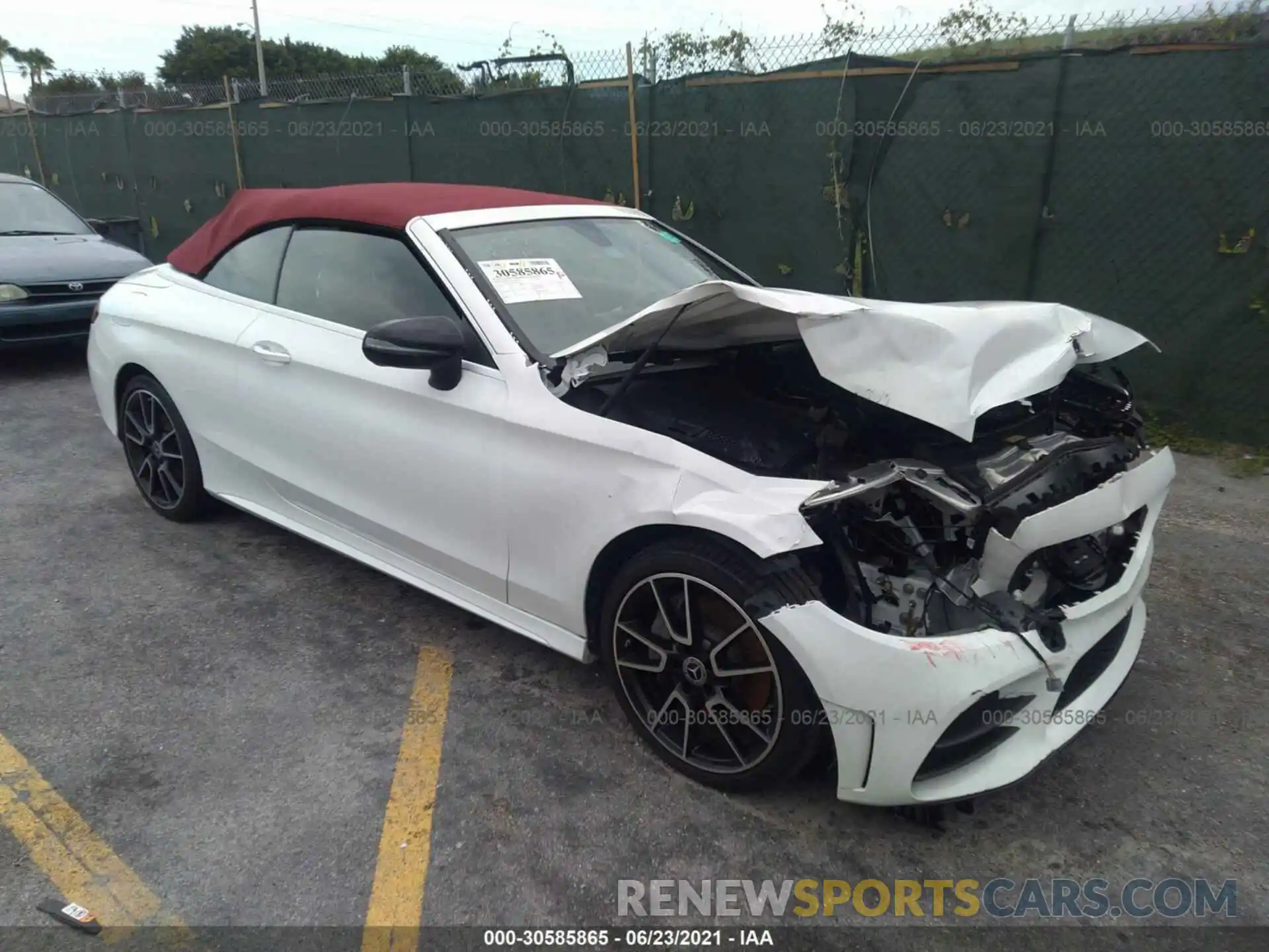 1 Photograph of a damaged car W1KWK8DB6LG000522 MERCEDES-BENZ C-CLASS 2020