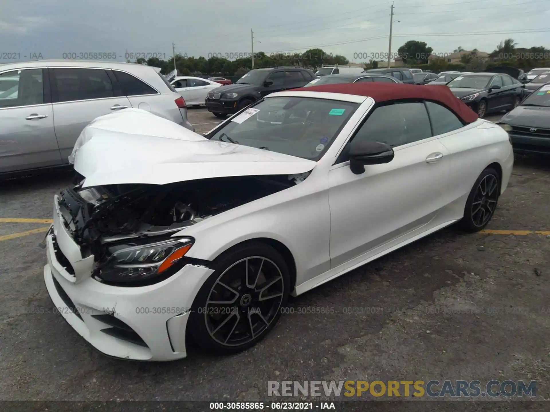 2 Photograph of a damaged car W1KWK8DB6LG000522 MERCEDES-BENZ C-CLASS 2020