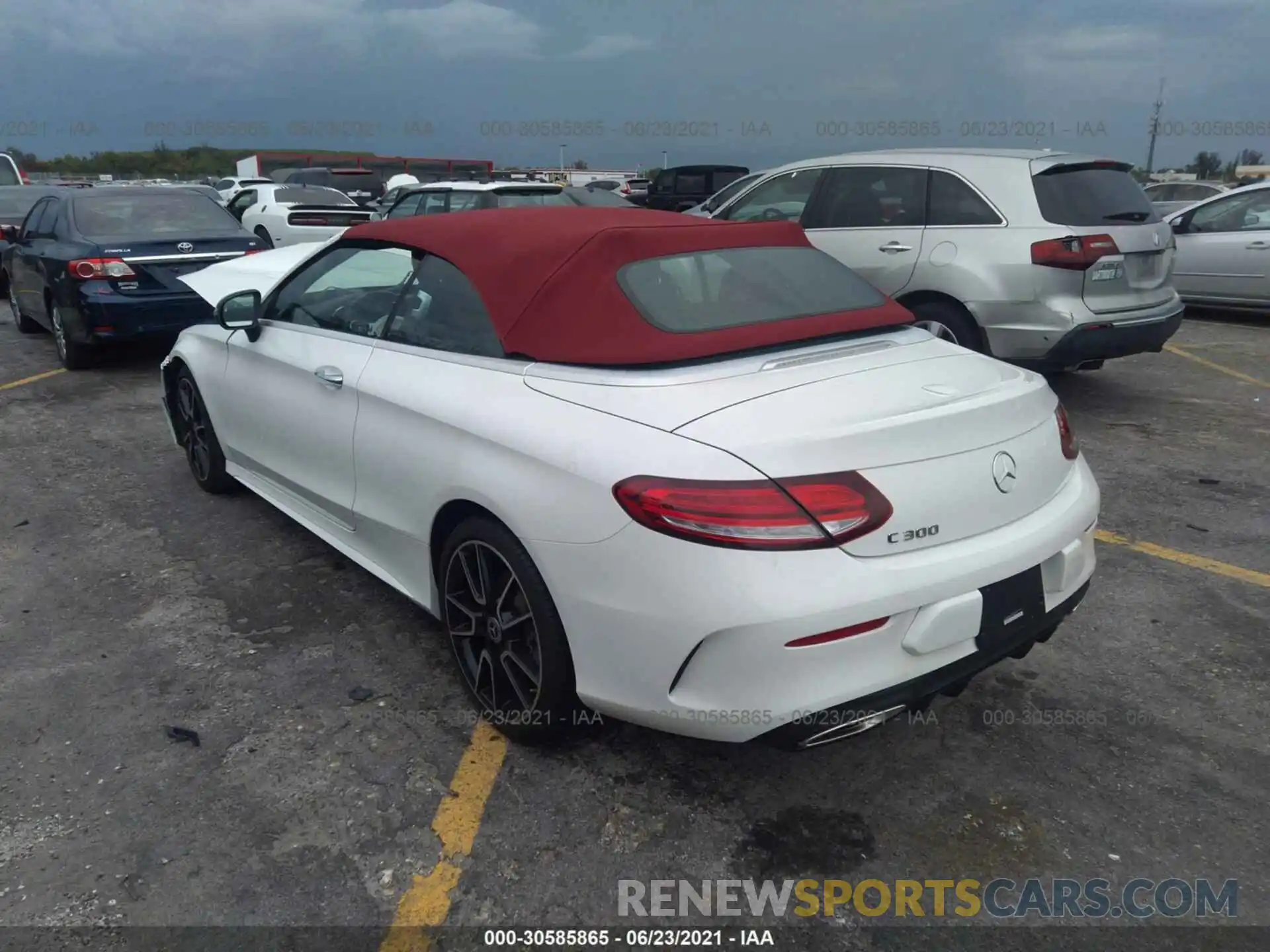 3 Photograph of a damaged car W1KWK8DB6LG000522 MERCEDES-BENZ C-CLASS 2020