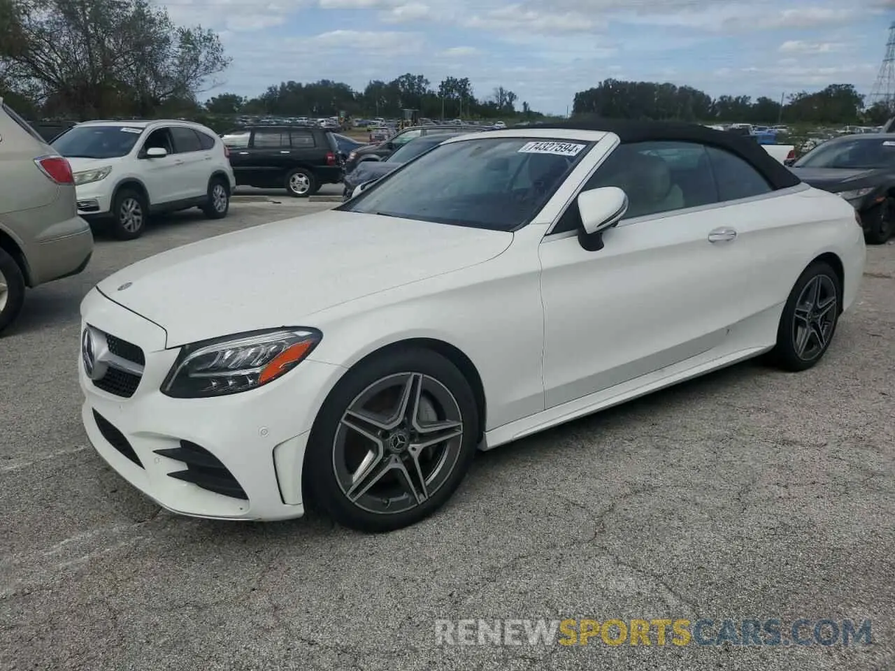 1 Photograph of a damaged car W1KWK8EBXLF983483 MERCEDES-BENZ C-CLASS 2020