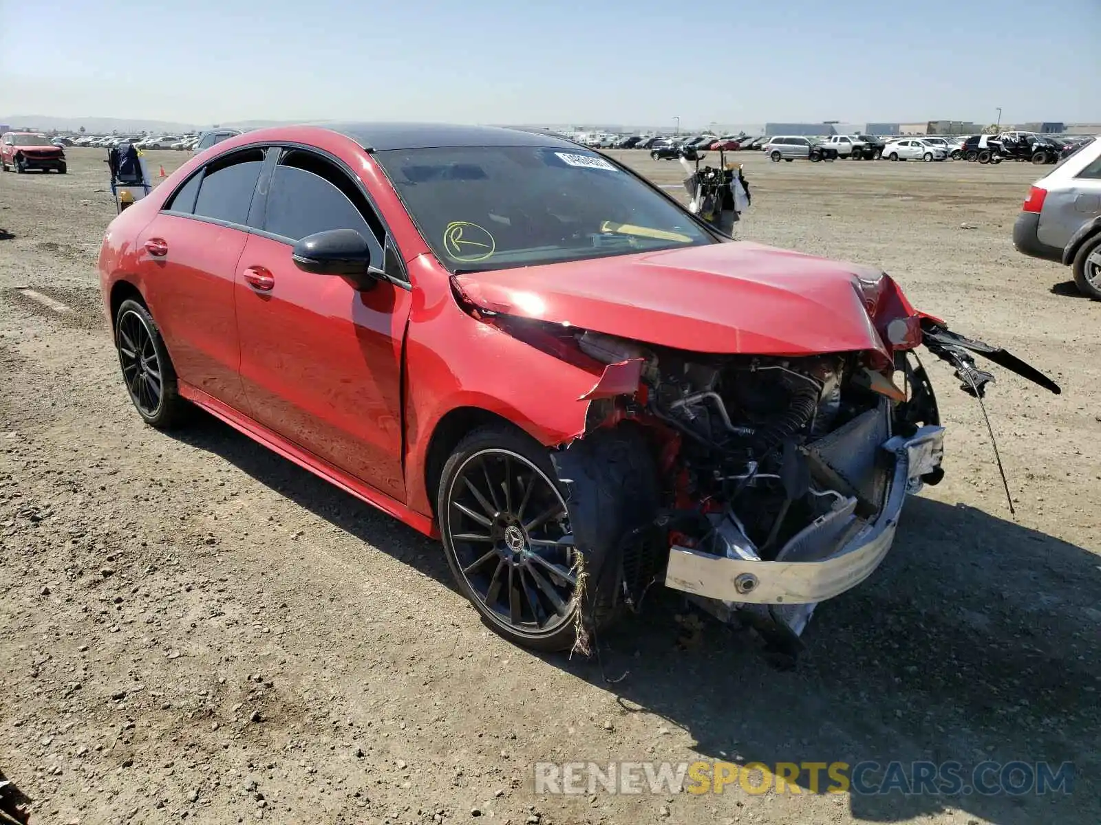 1 Photograph of a damaged car WDD5J4GB4LN074049 MERCEDES-BENZ C CLASS 2020