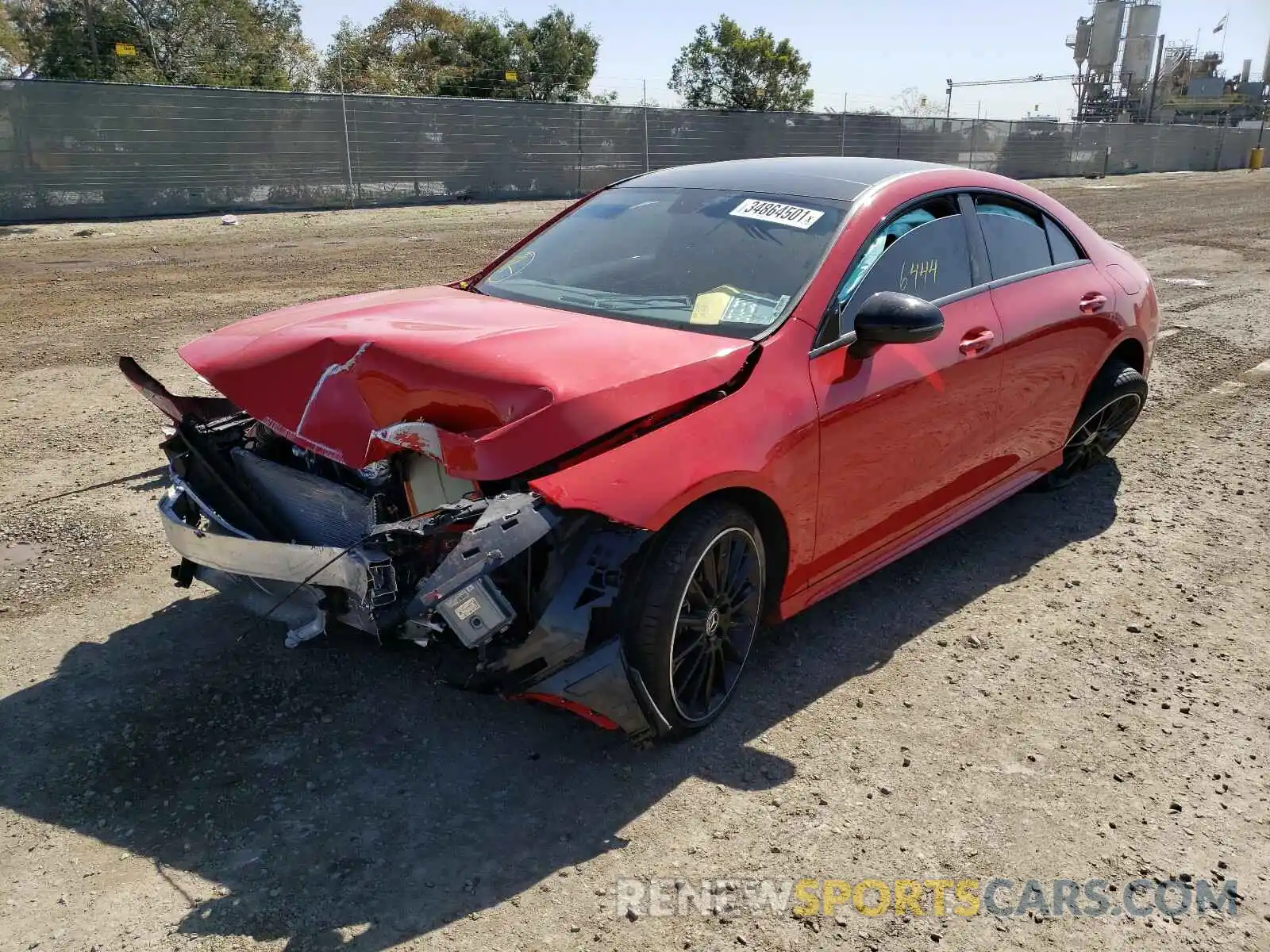 2 Photograph of a damaged car WDD5J4GB4LN074049 MERCEDES-BENZ C CLASS 2020