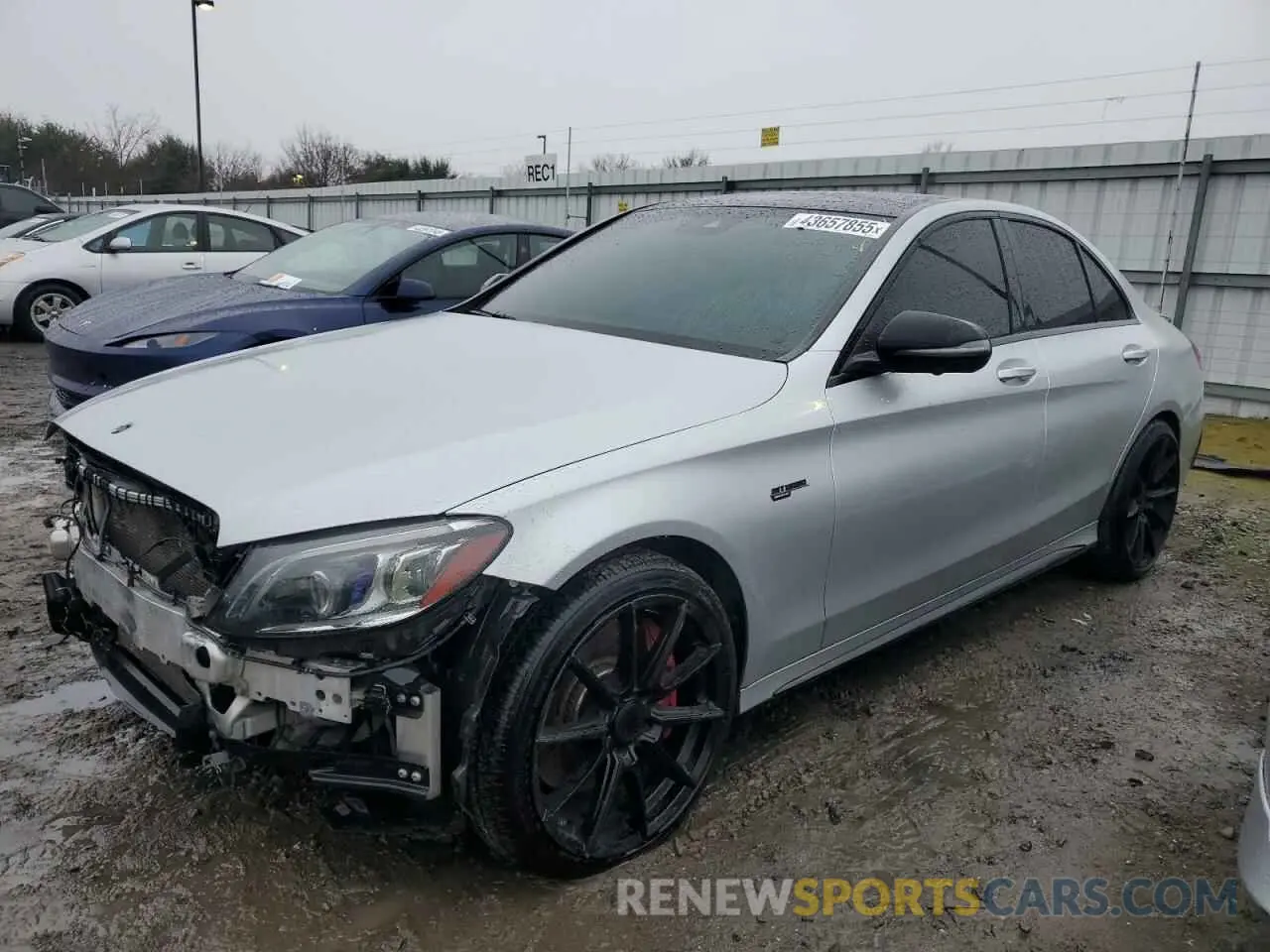1 Photograph of a damaged car WDDWF6EB1LR562596 MERCEDES-BENZ C-CLASS 2020