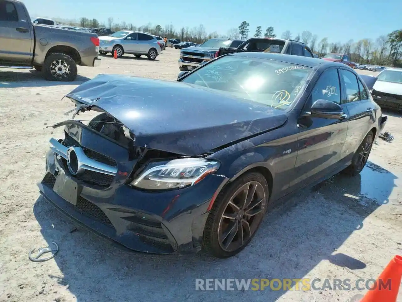 2 Photograph of a damaged car WDDWF6EB2LR563529 MERCEDES-BENZ C-CLASS 2020