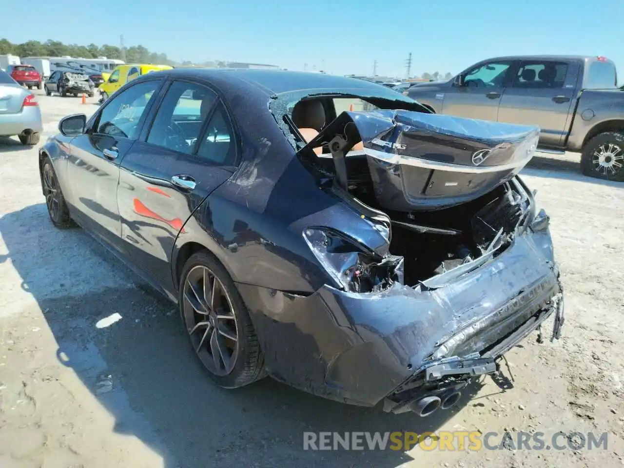 3 Photograph of a damaged car WDDWF6EB2LR563529 MERCEDES-BENZ C-CLASS 2020