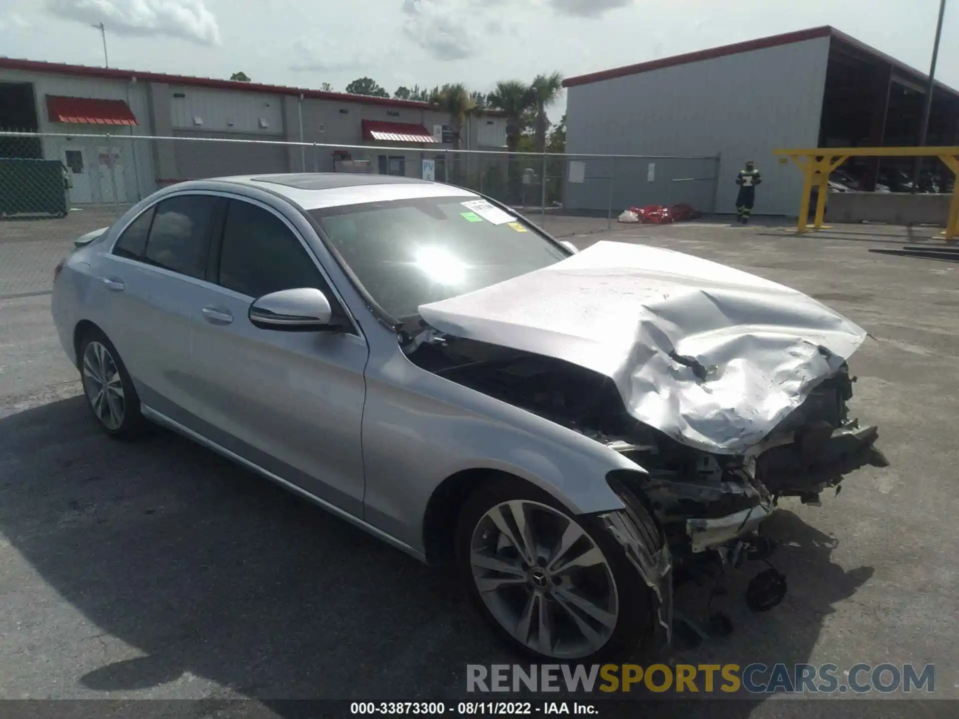 1 Photograph of a damaged car WDDWF8DB0LR556432 MERCEDES-BENZ C-CLASS 2020