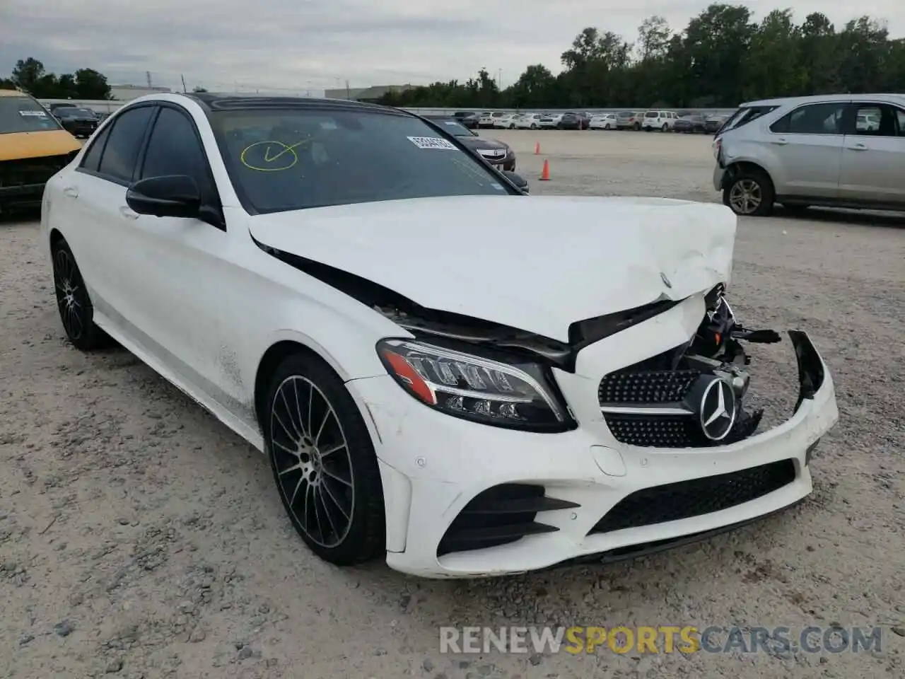 1 Photograph of a damaged car WDDWF8DB2LR526753 MERCEDES-BENZ C-CLASS 2020