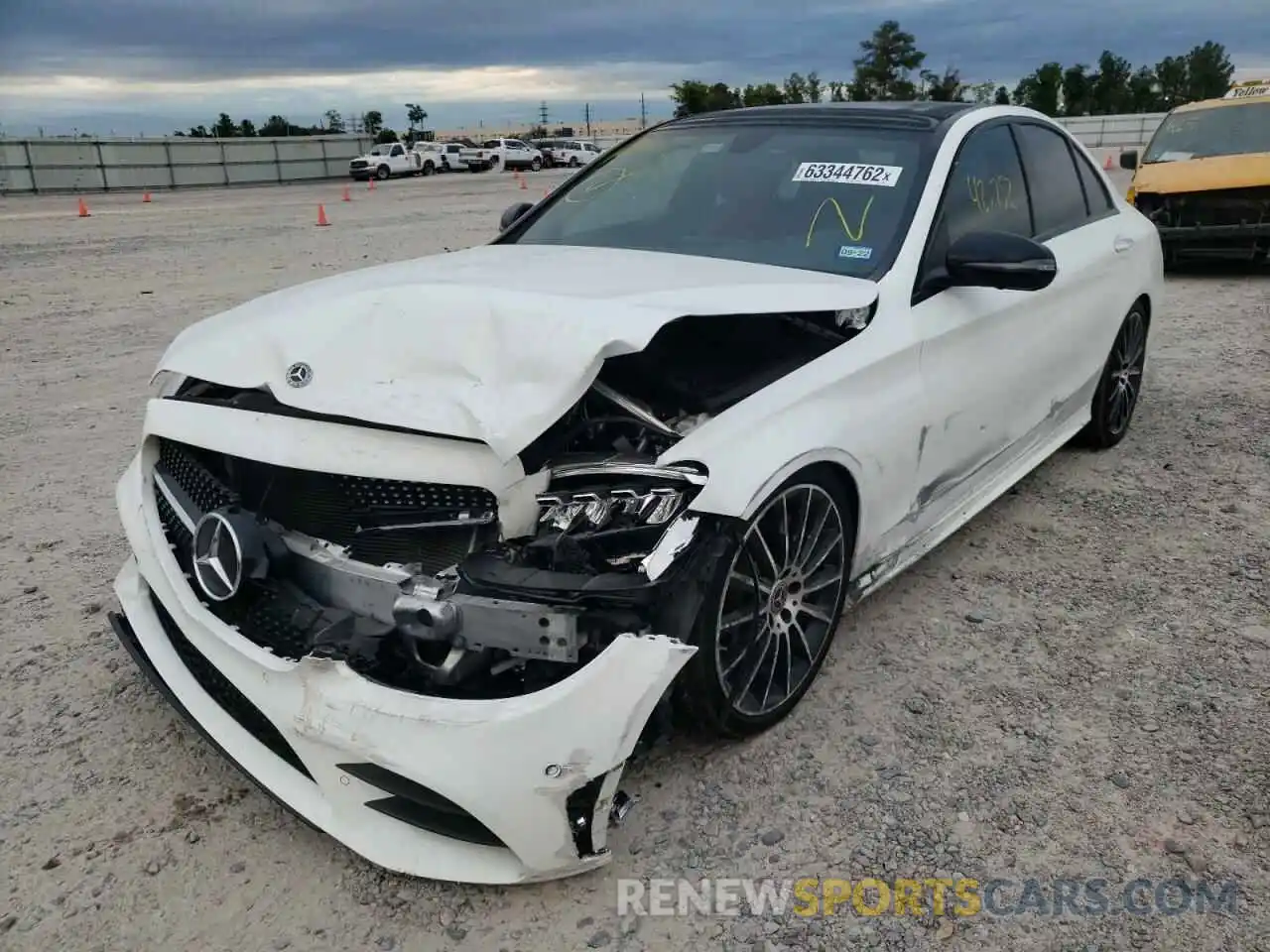 2 Photograph of a damaged car WDDWF8DB2LR526753 MERCEDES-BENZ C-CLASS 2020