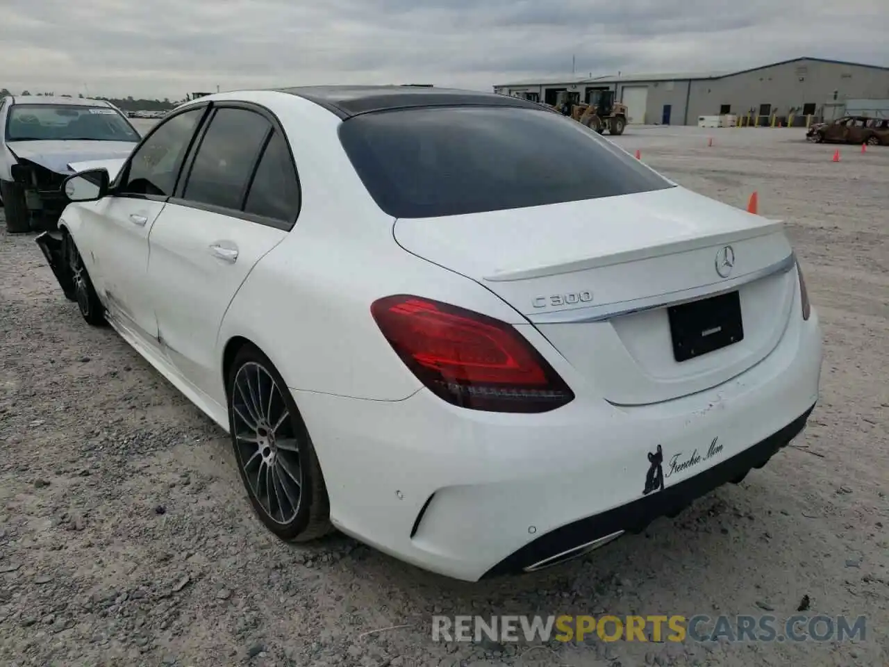 3 Photograph of a damaged car WDDWF8DB2LR526753 MERCEDES-BENZ C-CLASS 2020