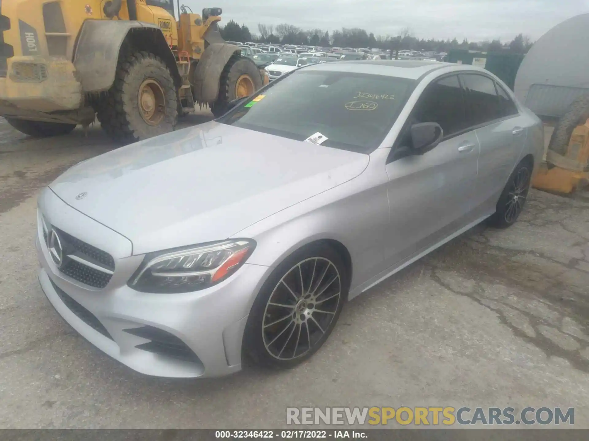 2 Photograph of a damaged car WDDWF8DB2LR550129 MERCEDES-BENZ C-CLASS 2020